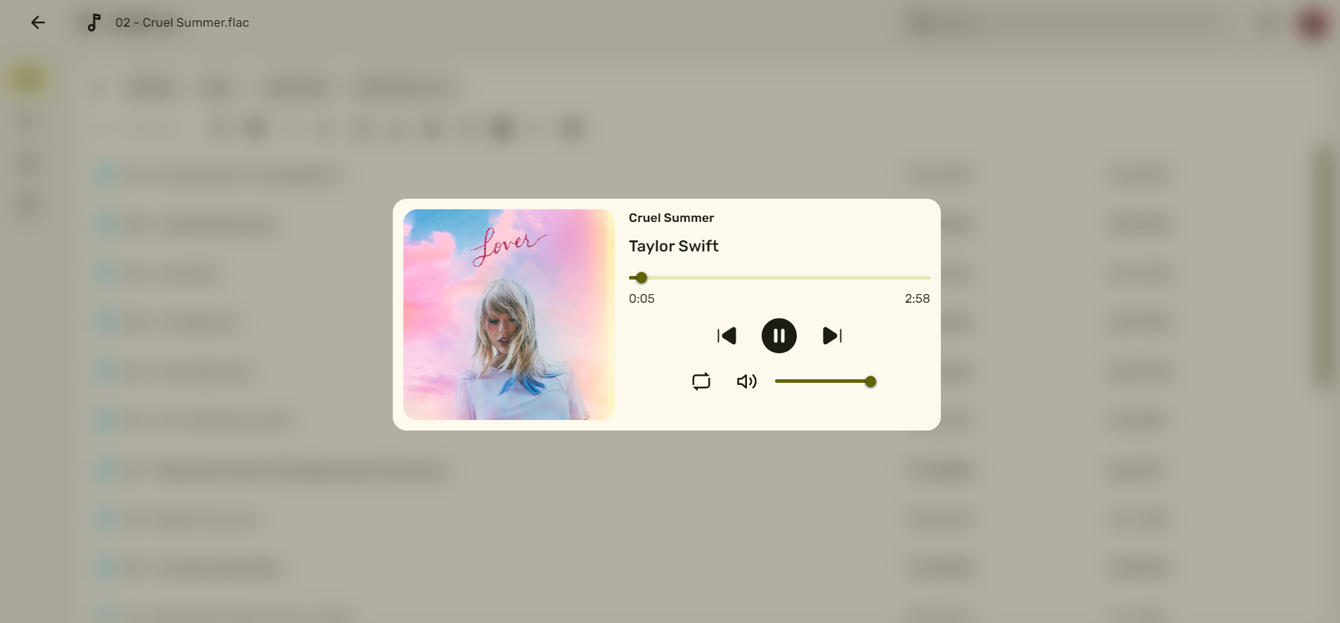 Mobile responsive interface